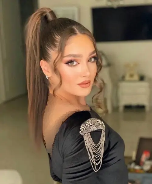 مدل موی دم اسبی بلند و لوکس